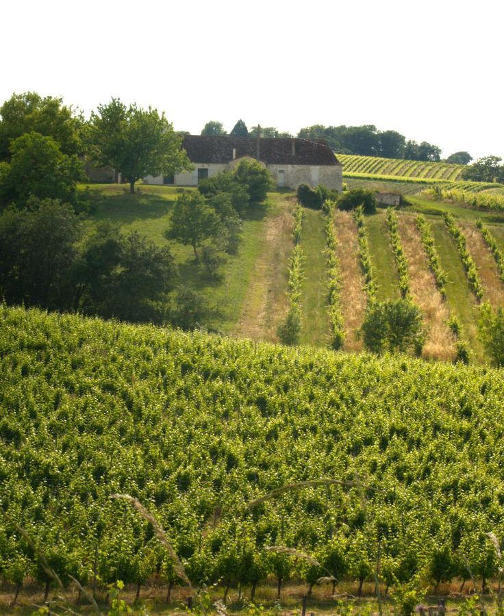 Perigourdine Avec Spa Et Vue Pomport Exteriér fotografie